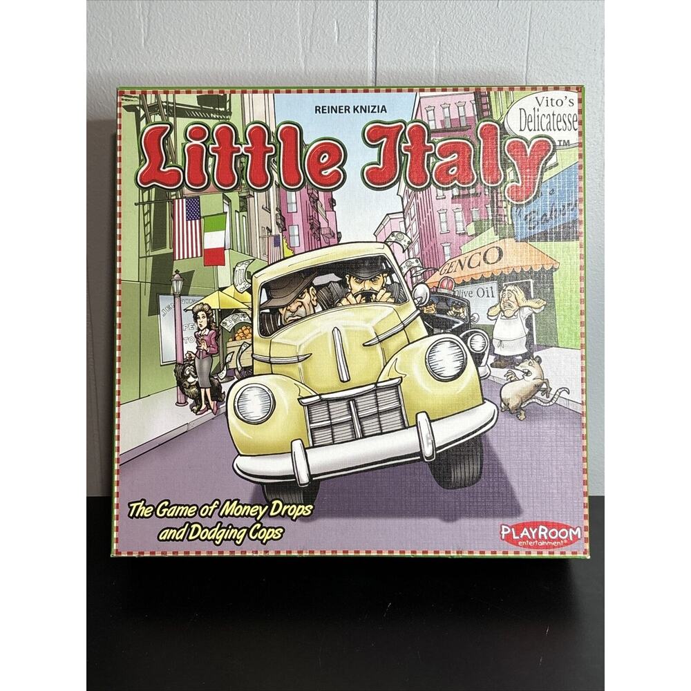 Little Italy Board Game 2007 Reiner Knizia Playroom Entertainment Complete USA!